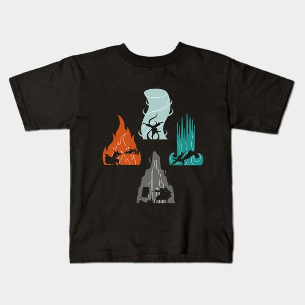 All Avatars Kids T-Shirt by Draw Drew Drawn